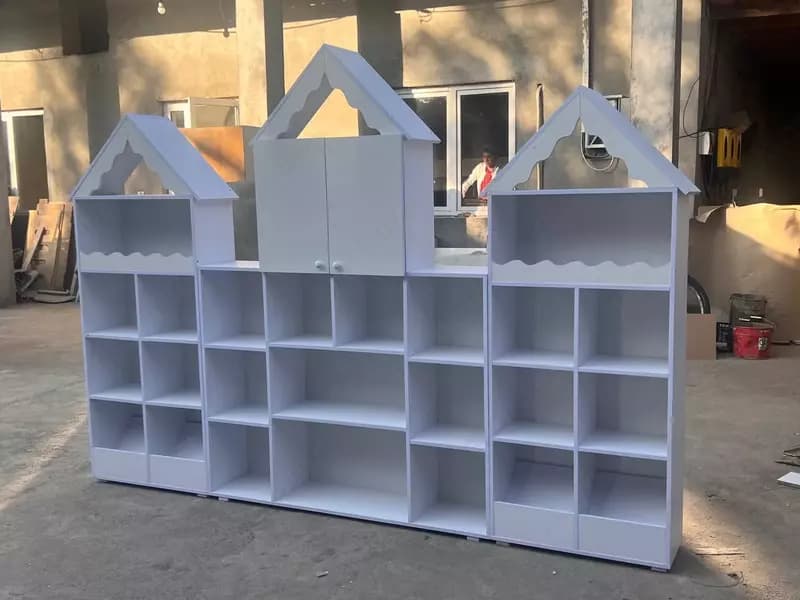Детский многофункциональный шкаф (24 полки, 2 двери). Модель №23 ”Учтепа” — 2