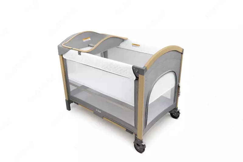Многофункциональная кроватка-манеж Jikel Pole Playpen & Bedside Crib — 1
