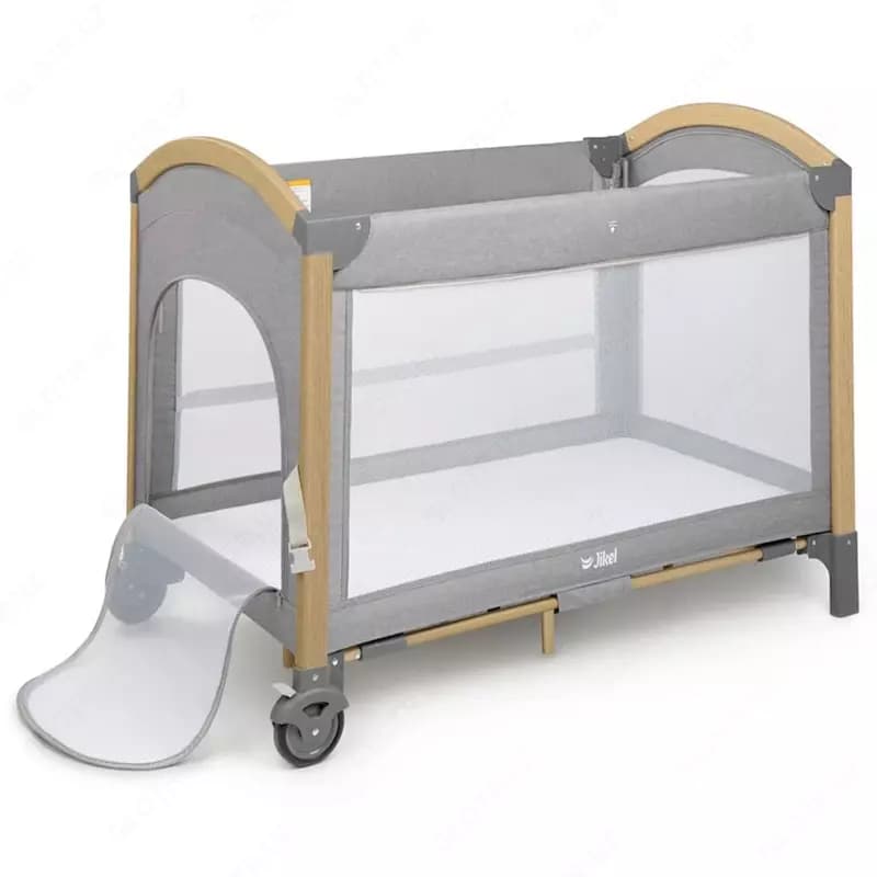 Многофункциональная кроватка-манеж Jikel Pole Playpen & Bedside Crib — 2