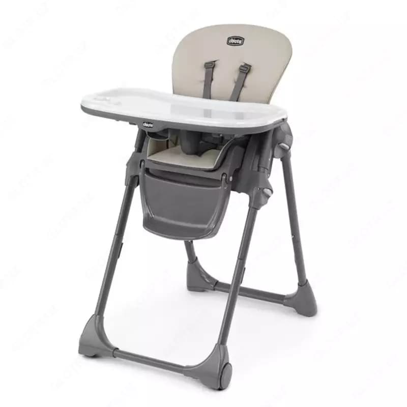 Стульчик для кормления CHICCO POLLY HIGHCHAIR TAUPE USA — 1