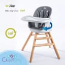 Стульчик для кормления Bibz от JIKEL 🇫🇷 (Франция) 360° трансформер 3 в 1
