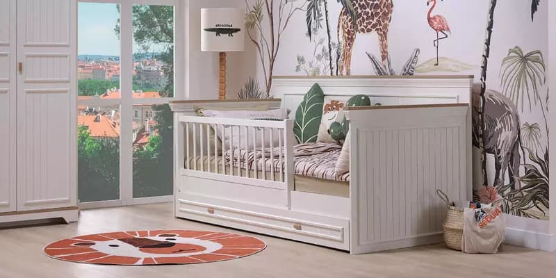 Диван-кровать коллекции ”Monte” toddler с тентом от Almila (Турция) 🇹🇷 — 5