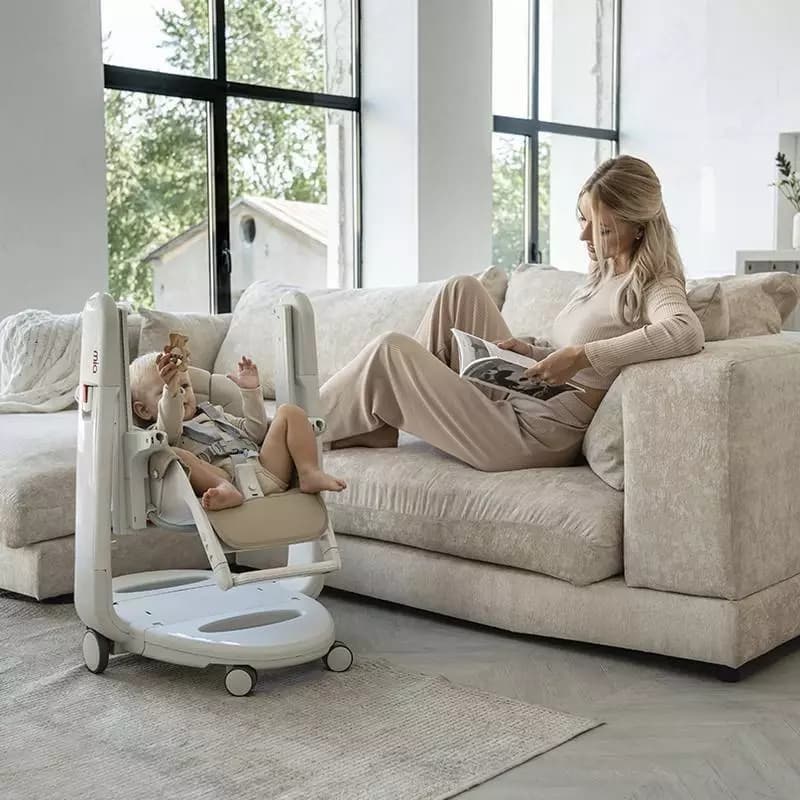 Стульчик для кормления Peg Perego Tatamia Follow Me Latte 🆕 — 4