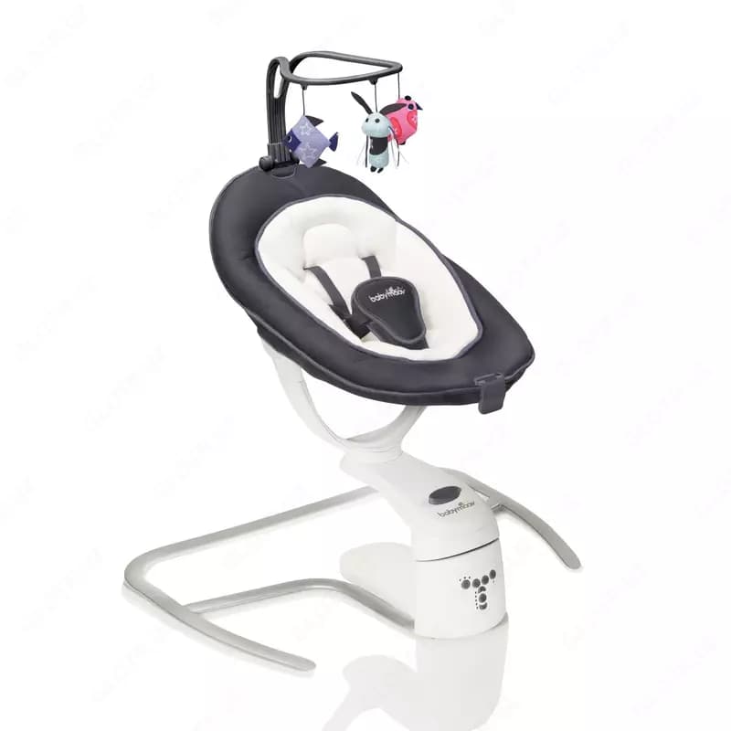 Люлька шезлонг качалочка Babymoov Swoon Motion Zinc с рождения до 9 кг — 2