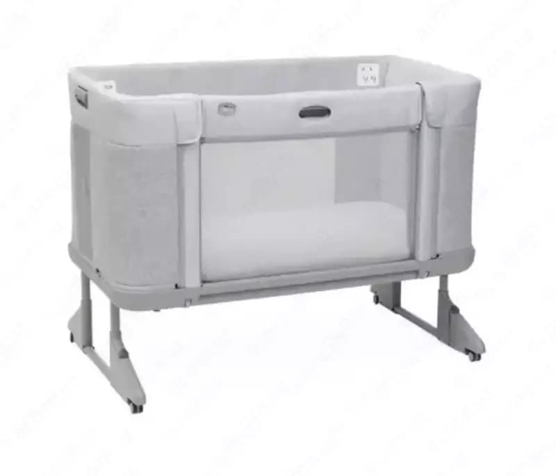 Детская кроватка CHICCO NEXT2ME FOREVER CRIB ASH GREY — 1