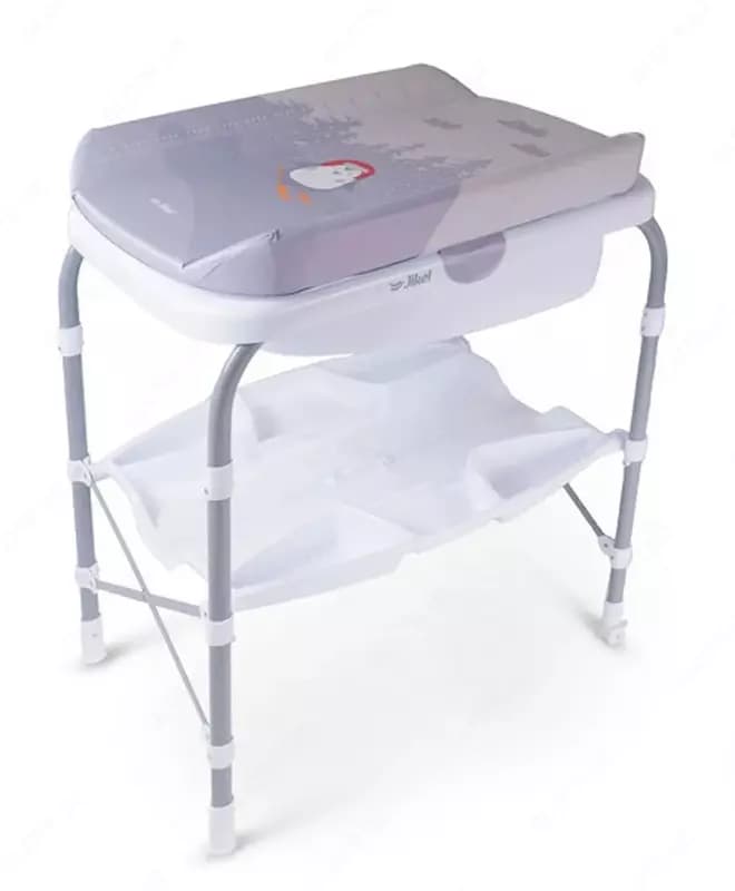 Столик для ванны и пеленания 2 в 1 ”Jikel” Ripple JK810101-90 (Франция) Серый — 1