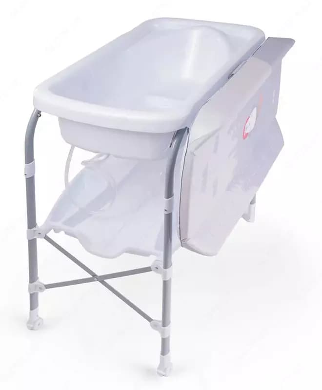 Столик для ванны и пеленания 2 в 1 ”Jikel” Ripple JK810101-90 (Франция) Серый — 2