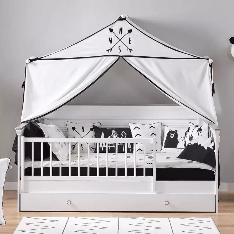 Кроватка-диванчик со съемным бортиком Nordic toddler ALMILA 🇹🇷 Турция — 2