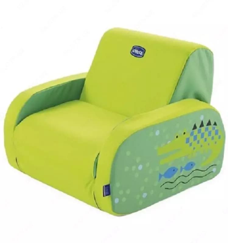 Детское кресло CHICCO TWIST ARMCHAIR, CROCODILE, арт. CH79098- 67C — 1