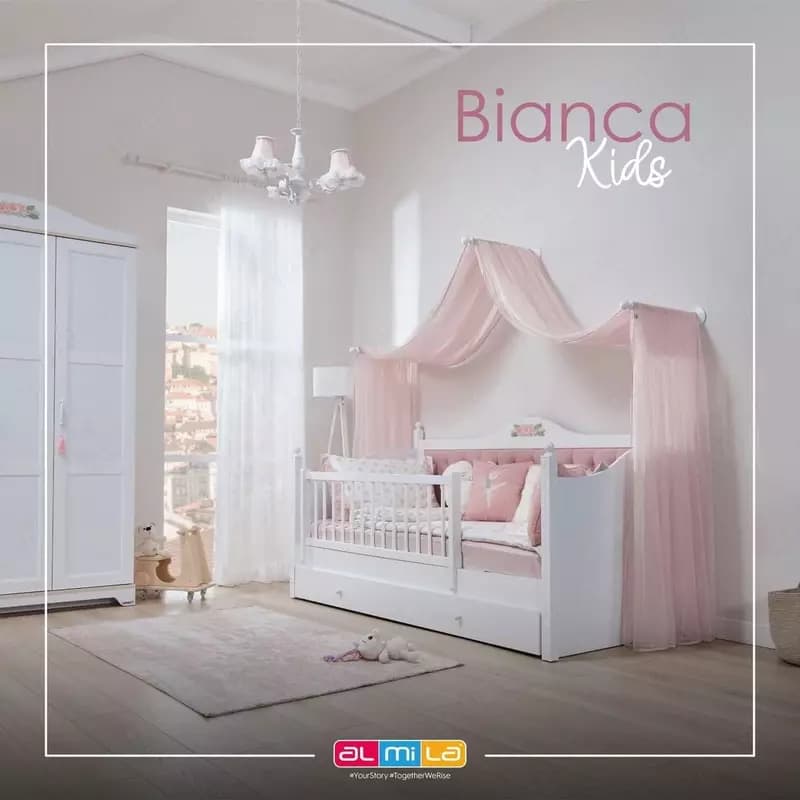 Кровать диванчик с балдахином , коллекция Bianka Ballerina от Almila (Турция) — 4