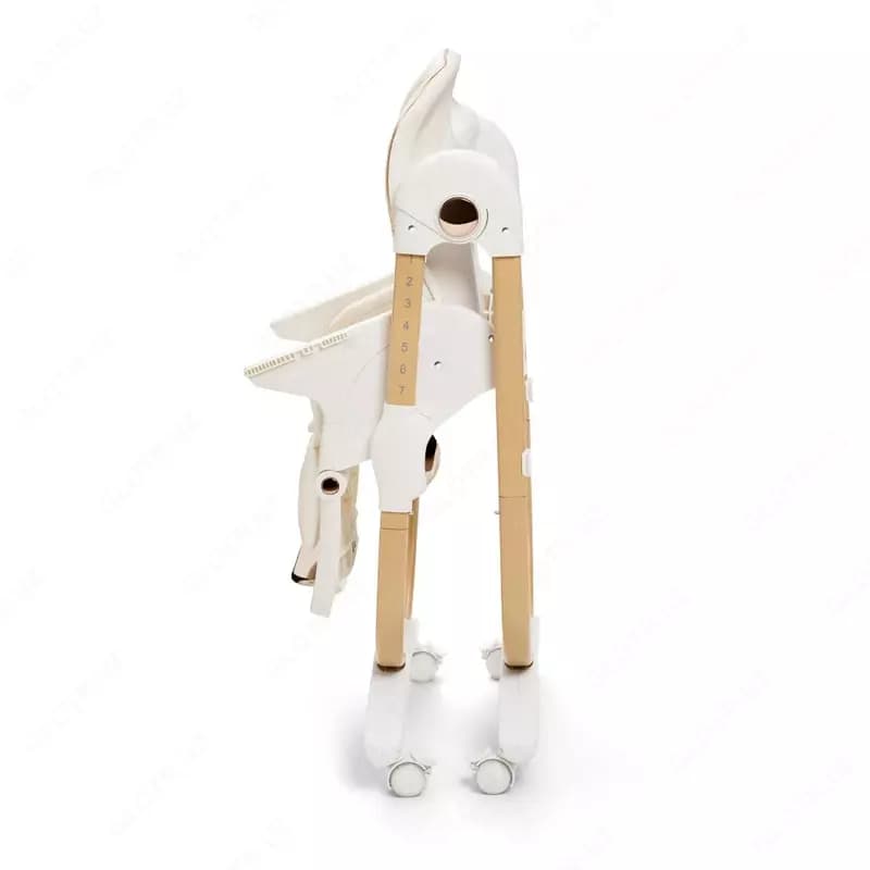 Детский стульчик для кормления ”Jikel” Nobel Highchair Creamy Beige, от 6 мес. до 3 лет (NEW) — 4