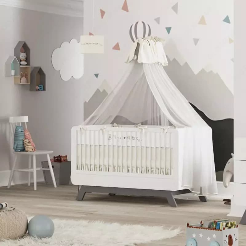 Мебель для новорождённых "BABY CUTE" (серая) Турция — 4