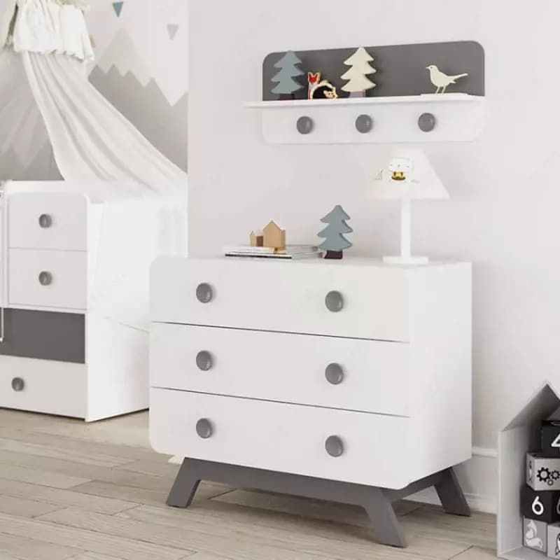 Мебель для новорождённых "BABY CUTE" (серая) Турция — 5