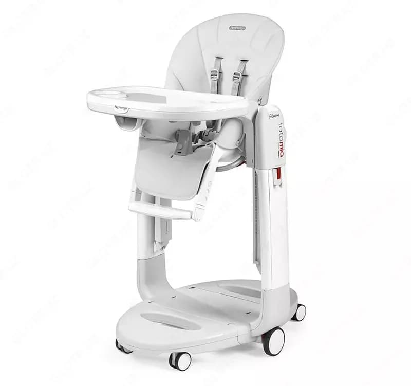 Стульчик для кормления 3-в-1 ”Peg Perego” Tatamia Follow Me H02000001BL0 (Италия) Latte — 1