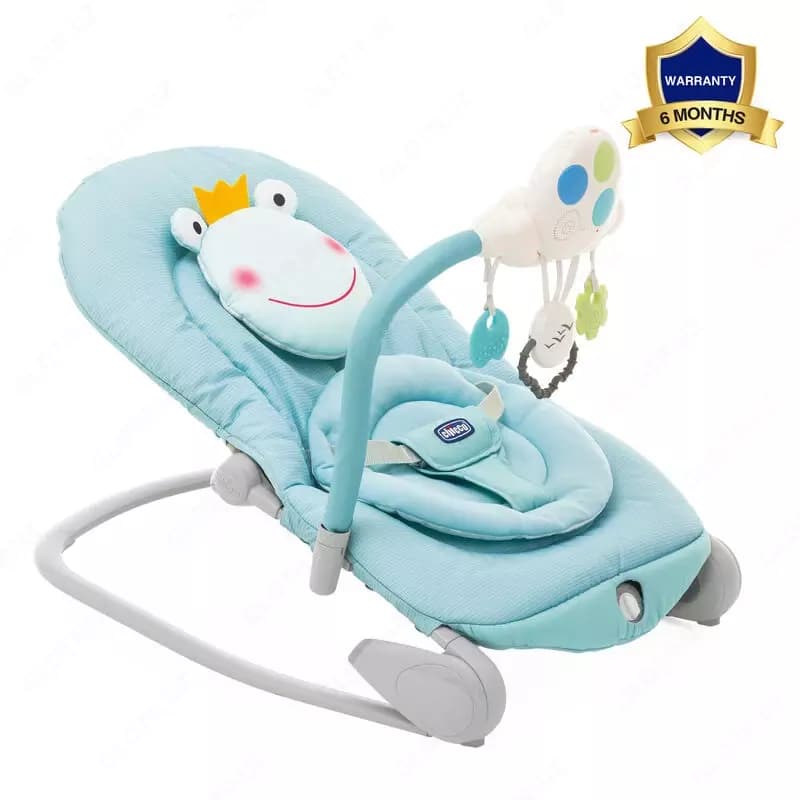Шезлонг CHICCO BALLOON BABY BOUNCER 0M-18 KG FROGGY — 1