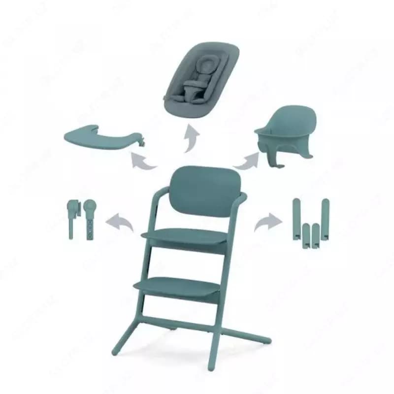 Детский стул для кормления Cybex - LEMO 4in1 SET Stone Blue / mid blue — 1