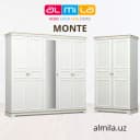 Шкаф двухдверный и 4хдверный коллекции "Monte"
