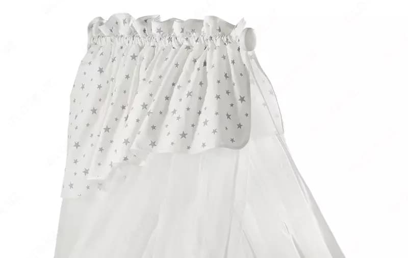Детская кроватка качалка Sofy White Almila (60x120 cm) — 6