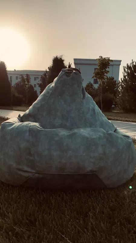 Bean bag кресло мешок груша, размер макси, микровелюр — 1
