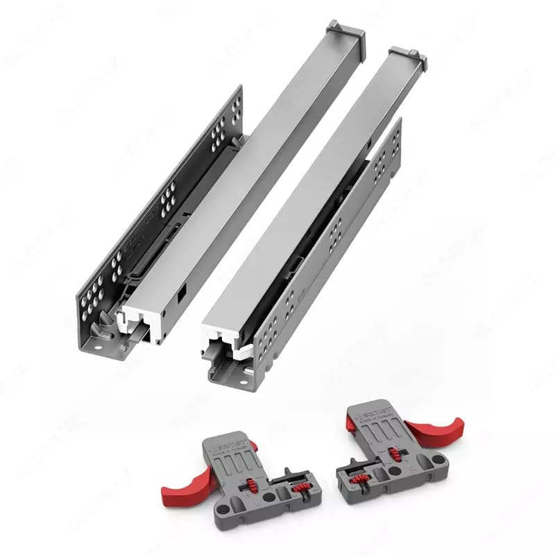 Направляющая полного выдвижения Smart Slide с доводчиком c функцией Lock-Fix 500мм Retail/Smsld Full — 1
