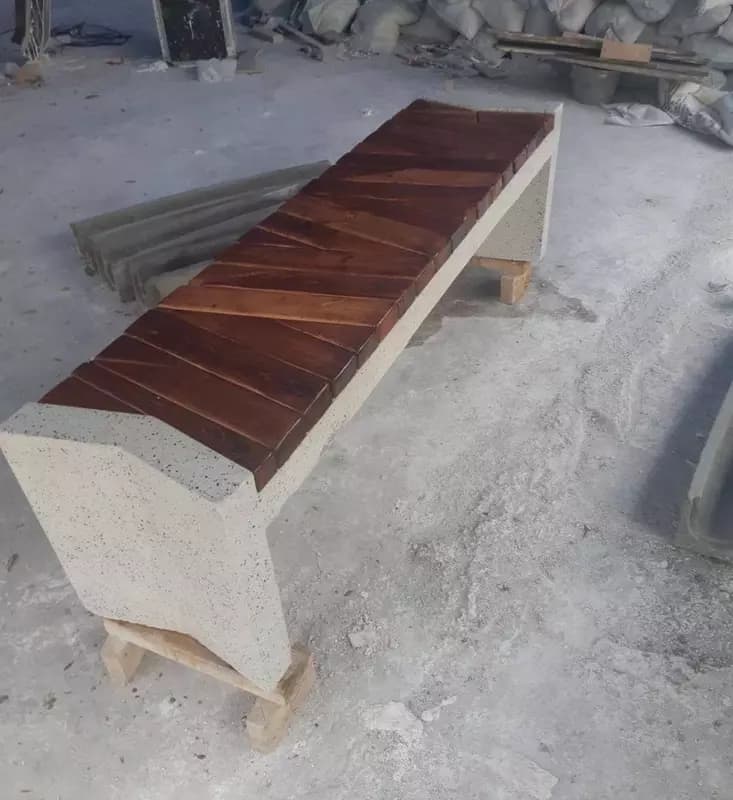 Скамейка, урна, лoток, кашпо. — 8