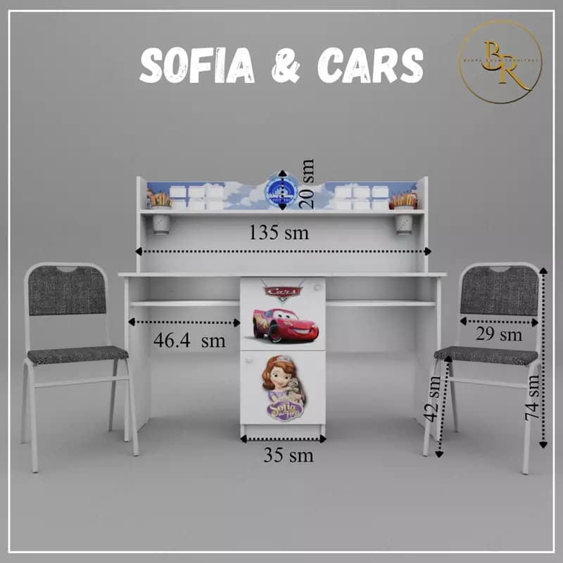 Детская парта- SOFIA & CARS — 2