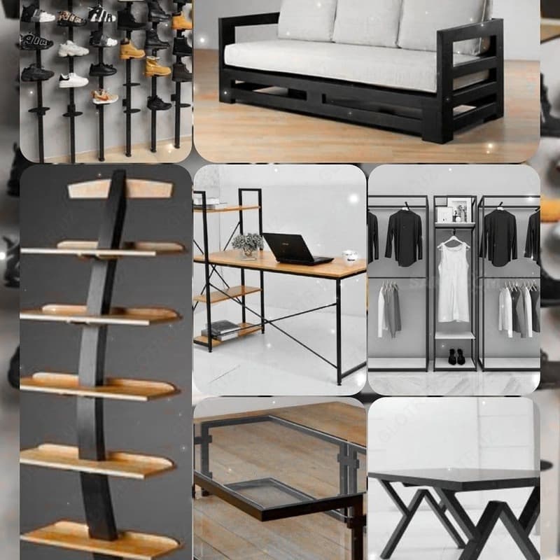 Торговые полки в стиле LOFT — 2