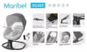 Детская электрокачеля-шезлонг Maribel SG 415, серый
