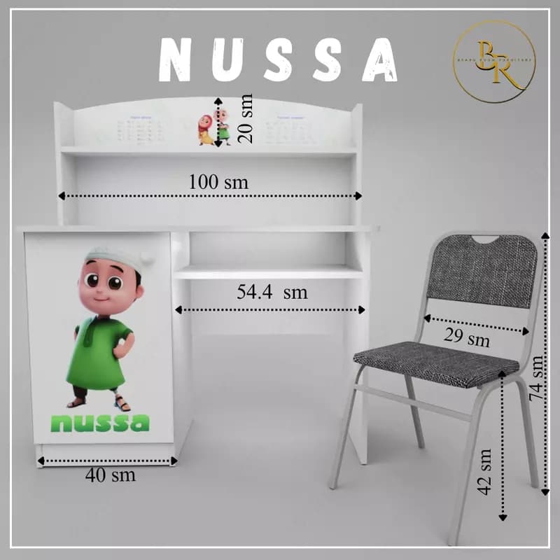 Детская парта- NUSSA — 2