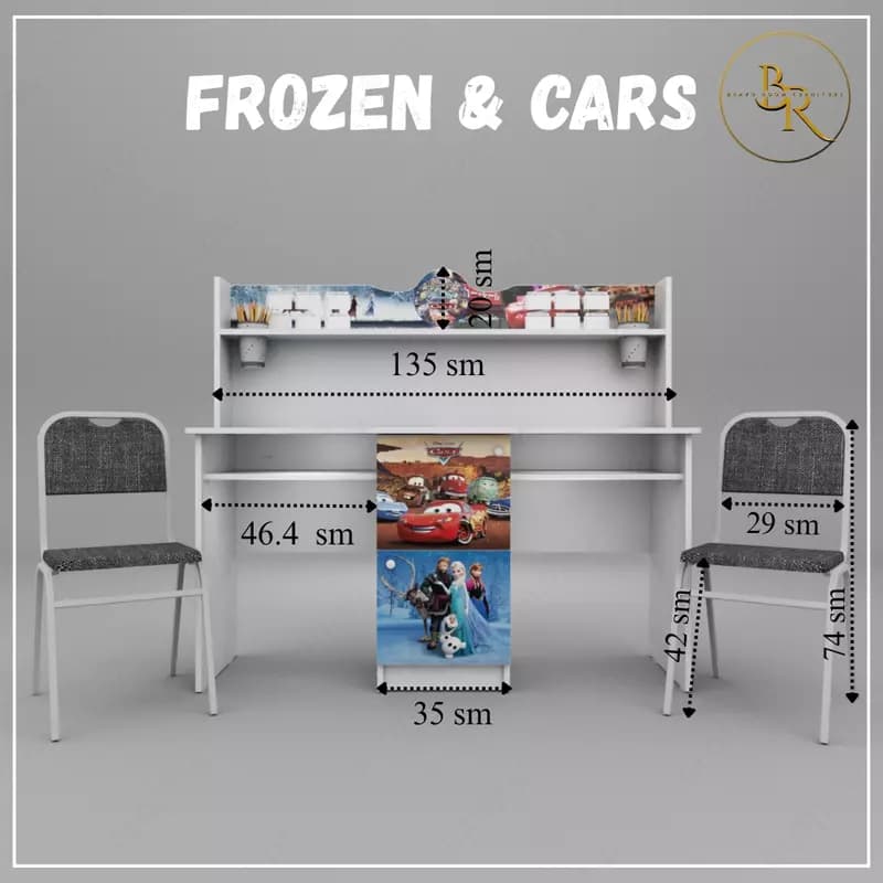 Детская парта-FROZEN & CARS — 2