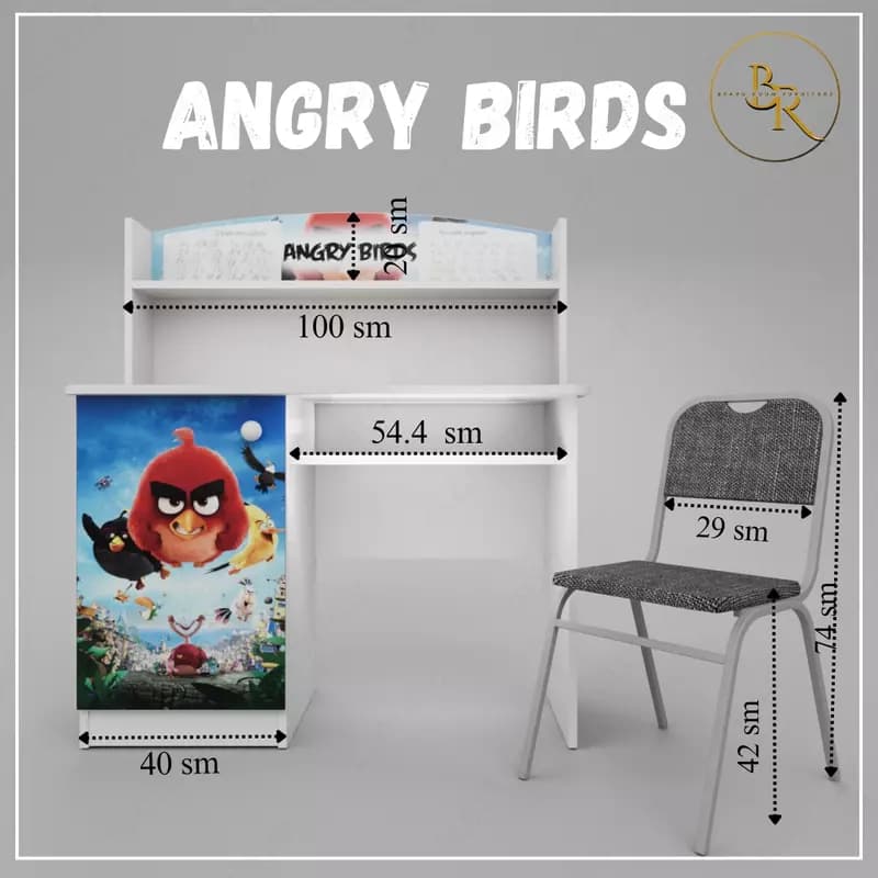 Детская парта-ANGRY BIRDS — 2