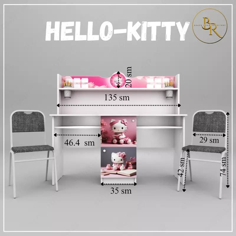 Детская парта-HELLO KITTY — 2