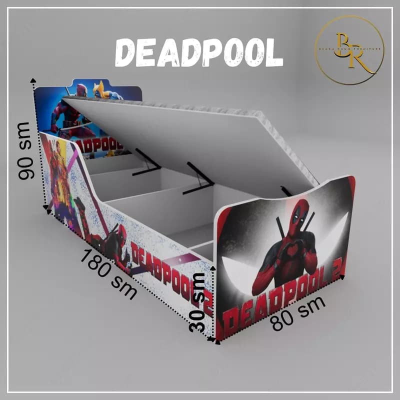 Детская кравать-DEADPOOL — 2