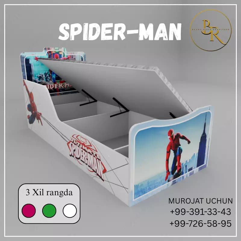 Детская кравать-SPIDER-MAN — 3