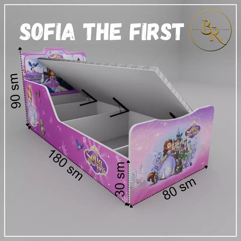 Детская кравать-SOFIA THE FIRST — 2