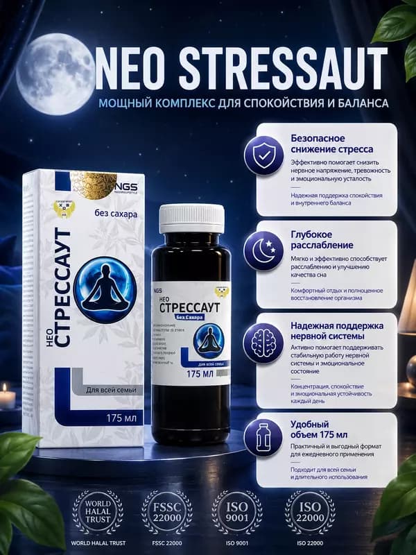 NeoStressAut - Натуральный комплекс для снижения стресса и восстановления нервной системы — 1