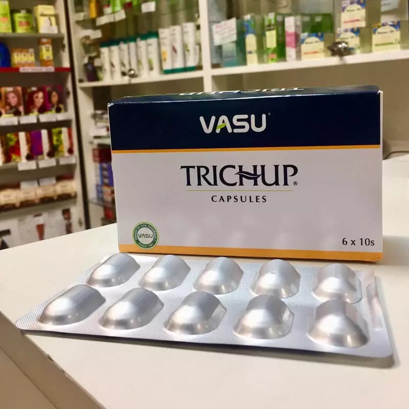 Капсулы против выпадения волос Тричап (Vasu Trichup Capsules) — 1