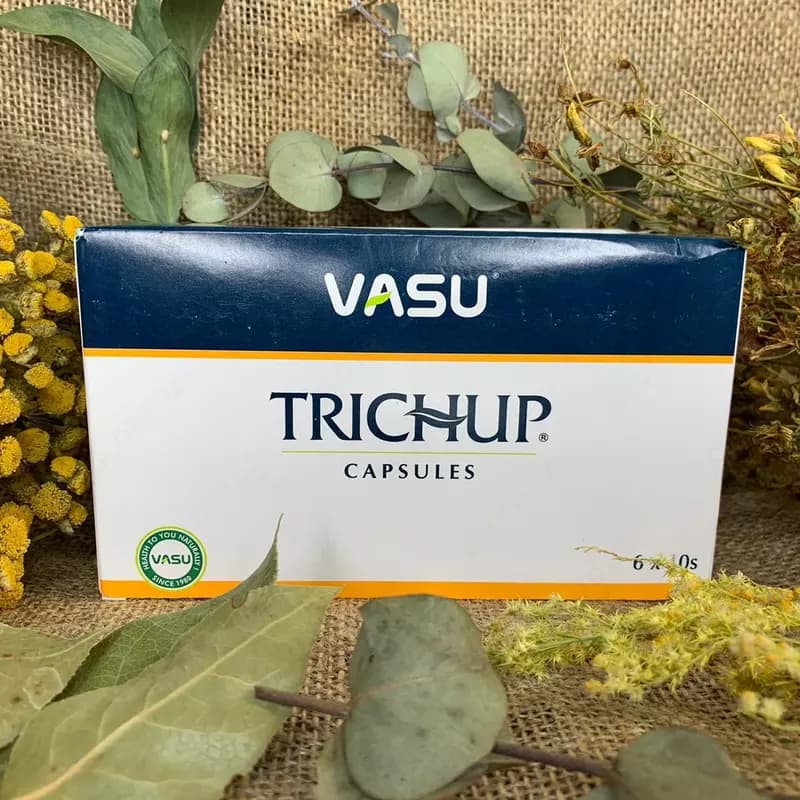 Капсулы против выпадения волос Тричап (Vasu Trichup Capsules) — 2
