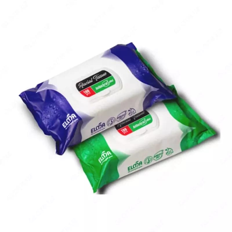 Влажные салфетки ”Elma” Antibacterial, 100 шт. — 3