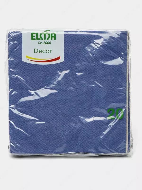 Декоративные бумажные салфетки ”Elma” Decor, 33 х 33 см, 20 шт. (Цв. ассорти) — 3