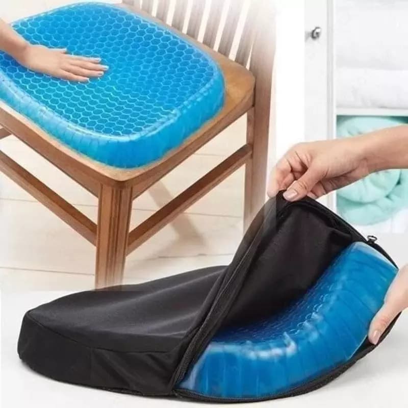 Гелевая ортопедическая подушка Egg Sitter для сидения (38,5*34*3,5 см) — 4