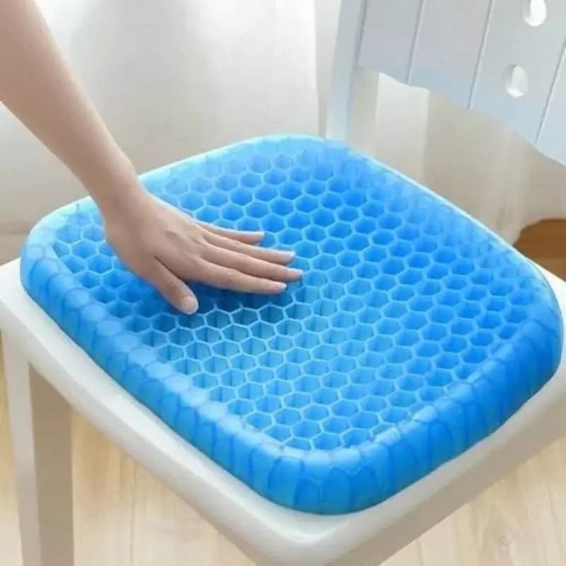 Гелевая ортопедическая подушка Egg Sitter для сидения (38,5*34*3,5 см) — 6