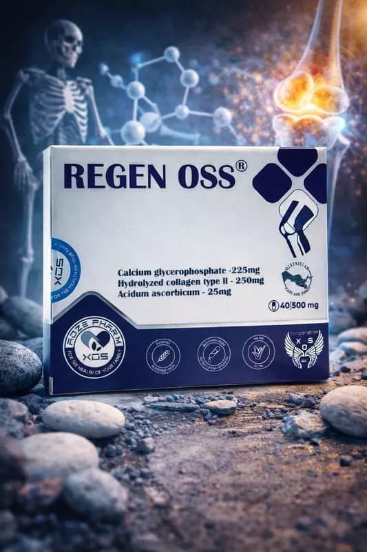 БАД Regen Oss 500 мг 40 капсул, капсулы для укрепления костной ткани — 1