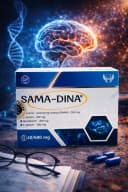 БАД SAMA-DINA 500 мг 40 капсул, капсулы для улучшения работы мозга и профилактики стресса