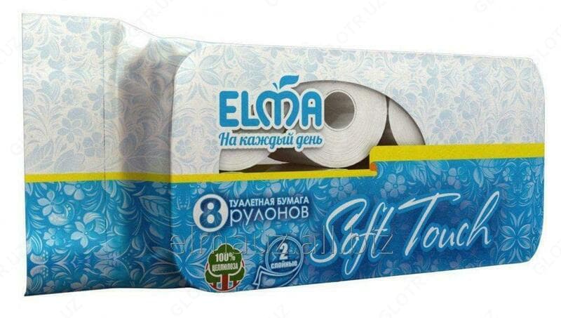 Туалетная бумага Elma Soft Touch 8 (105) — 1