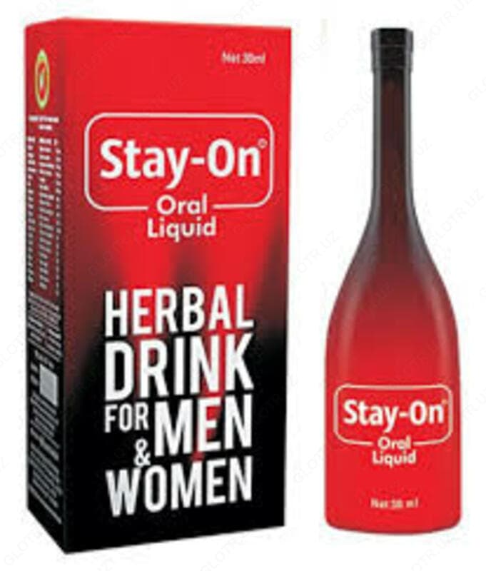 STAY ON ORAL LIQUID HERBAL DRIKN УСТНЫЙ ЖИДКИЙ ТРАВЯНОЙ НАПИТОК ДЛЯ МУЖЧИН И ЖЕНЩИН 30 МЛ — 1