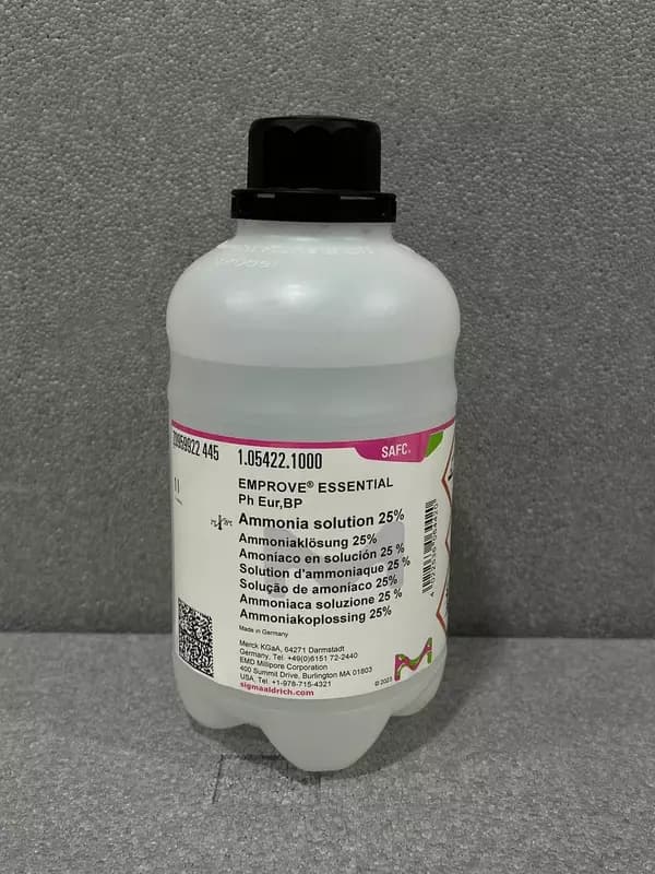 1054221000 AMMONIA SOLUTION 25% EXTRA PURE PH EUR,B / РАСТВОР АММИАКА 25% ПОВЫШЕННОЙ ЧИСТОТЫ PH EUR,B — 1