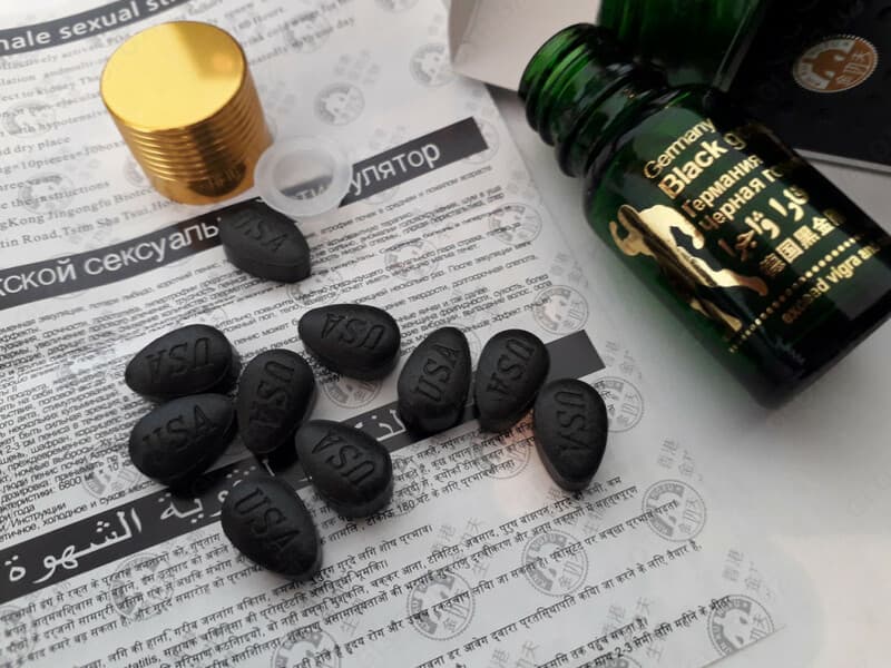 Препарат для мужчин Германская черная горилла Germany Black Gorilla (10 таблеток), — 2