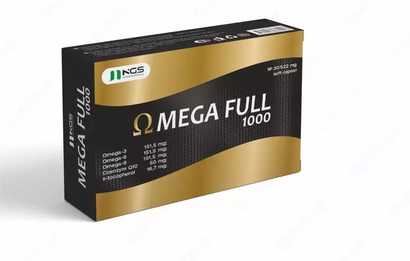 БАД MEGA FULL 1000 30 капсул, капсулы для улучшения обмена веществ и очищения крови — 3