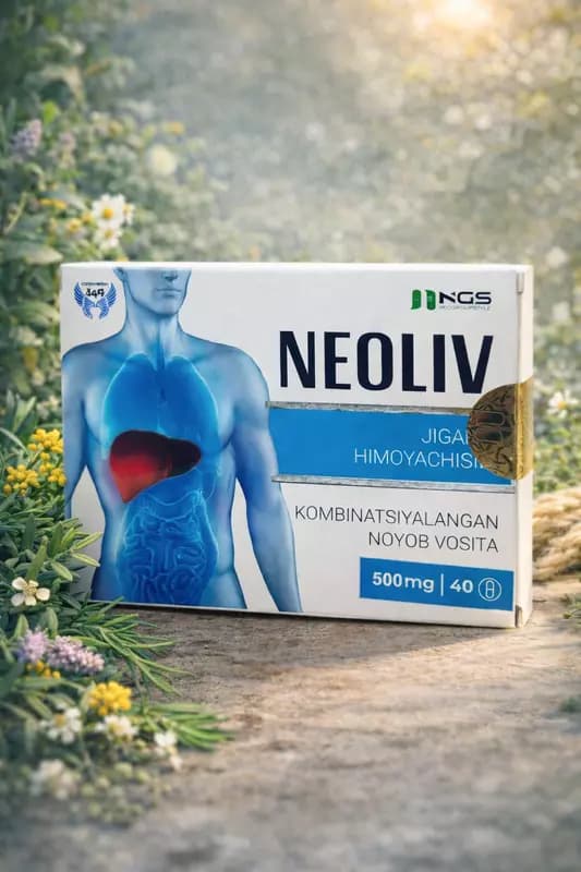 БАД NEOLIV 500 мг 40 капсул, уникальный гепатопротектор в капсулах для защиты печени — 2